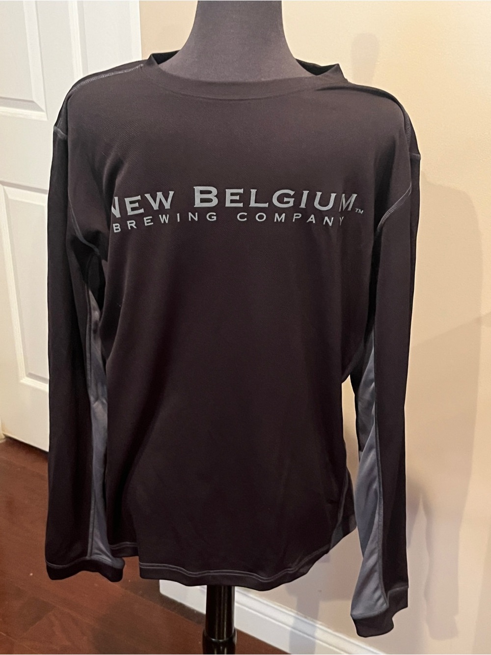 New Belgium Men's Long Sleeve Logo Tee - Black - NEW